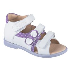 TW-133 (цв.5-бело-фиолетовый) Сандалеты ортопедические малосложные TW-133 (цв.5-бело-фиолетовый) Сандалеты ортопедические малосложные