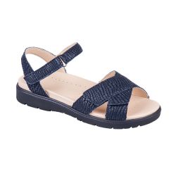 DTD-100 (цв.8-синяя рептилия, 36) Туфли (расст.пяточный ремень) DTD-100 (цв.8-синяя рептилия, 36) Туфли (расст.пяточный ремень)