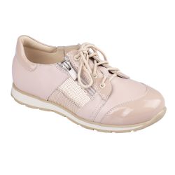 TW-451 (цв.5-бежево-розовый) Полуботинки спортивные (натур.кожа)