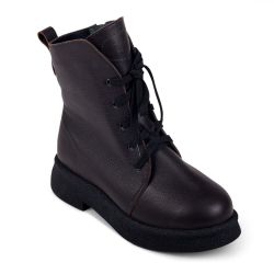 DTD-610 (цв.6-коричневый) Ботинки (шнурки и молния) DTD-610 (цв.6-коричневый) Ботинки (шнурки и молния)