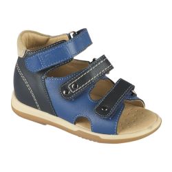 TW-138 (цв.16-сине-бежевый) Сандалеты ортопедические малосложные TW-138 (цв.16-сине-бежевый) Сандалеты ортопедические малосложные