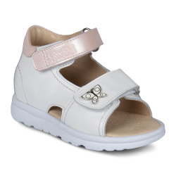 TW-190 (цв.5-белый) Туфли летние (Два ремня на велкро) TW-190 (цв.5-белый) Туфли летние (Два ремня на велкро)