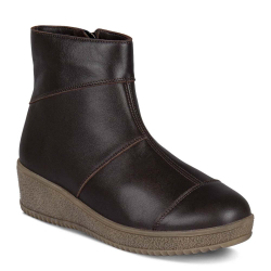 DTD-561 (цв.5-коричневый) Полусапожки утепленные (молния)