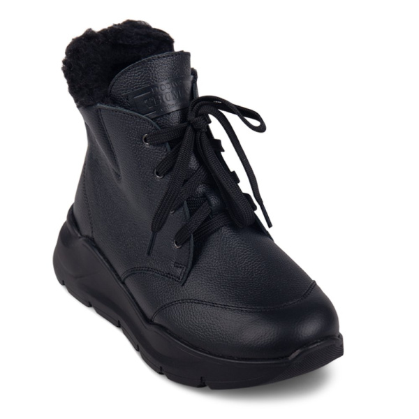 Ботинки женские утепленные на шнурках и молнии DTD-606-4  DOCTOR THOMAS Ботинки женские утепленные на шнурках и молнии DTD-606-4  DOCTOR THOMAS