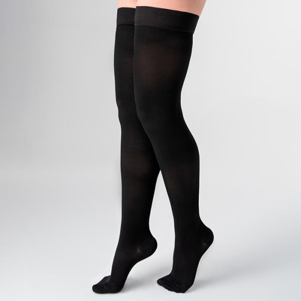 Компрессионные чулки от варикоза с закрытым носком 1 класс черные ТК.331 VivaLife ТК.331.10  VivaLife