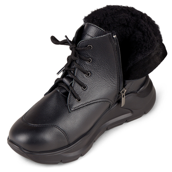 Ботинки женские утепленные на шнурках и молнии DTD-606-2  Dr. Thomas Ботинки женские утепленные на шнурках и молнии DTD-606-2  Dr. Thomas