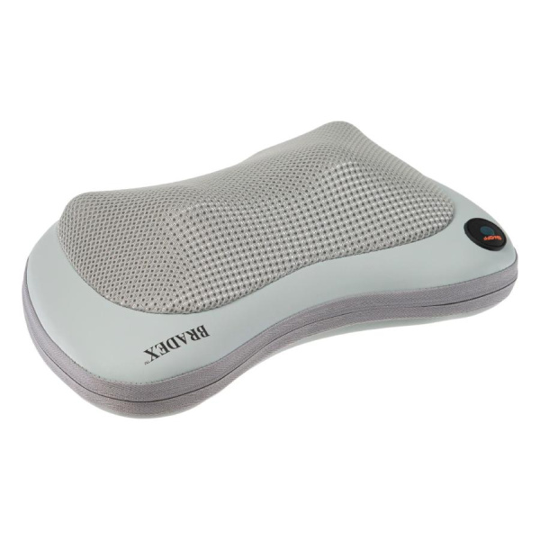 Массажная подушка с подогревом и массажем Шиацу (серая) KZ0564  Массажная подушка с подогревом и массажем Шиацу (серая) KZ0564