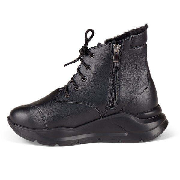 Ботинки женские утепленные на шнурках и молнии DTD-606-2  Dr. Thomas Ботинки женские утепленные на шнурках и молнии DTD-606-2  Dr. Thomas