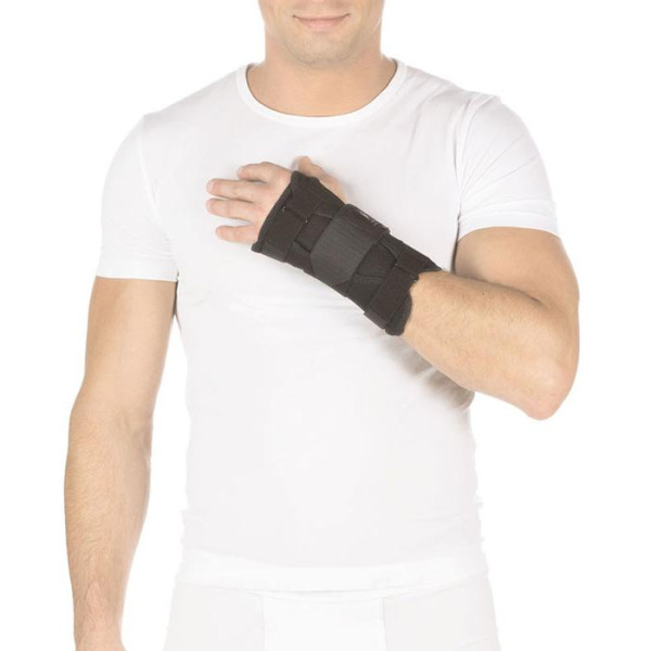 Бандаж на лучезапястный сустав компрессионный с анатомическими шинами Т.36.11L (Т-8311L) Trives Бандаж на лучезапястный сустав компрессионный с анатомическими шинами Т.36.11L (Т-8311L) Trives