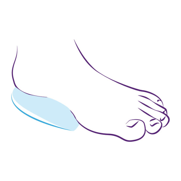 Подпяточники силиконовые с тканевым покрытием СТ-49  Trives Подпяточники силиконовые с тканевым покрытием СТ-49  Trives