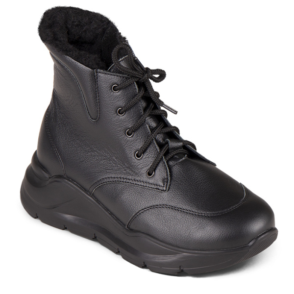 Ботинки женские утепленные на шнурках и молнии DTD-606-2  Dr. Thomas Ботинки женские утепленные на шнурках и молнии DTD-606-2  Dr. Thomas