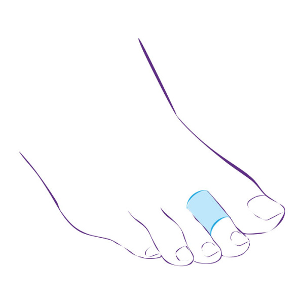 Кольца силиконовые для защиты пальцев стопы СТ-45  Trives Кольца силиконовые для защиты пальцев стопы СТ-45  Trives