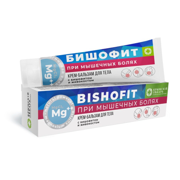 Крем-бальзам при мышечных болях с Бишофитом   Крем-бальзам при мышечных болях с Бишофитом