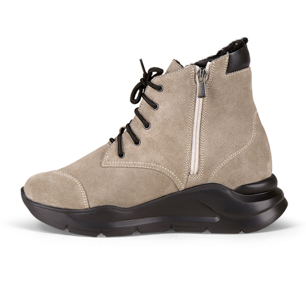 Ботинки женские утепленные на шнурках и молнии DTD-606-1  Dr. Thomas Ботинки женские утепленные на шнурках и молнии DTD-606-1  Dr. Thomas