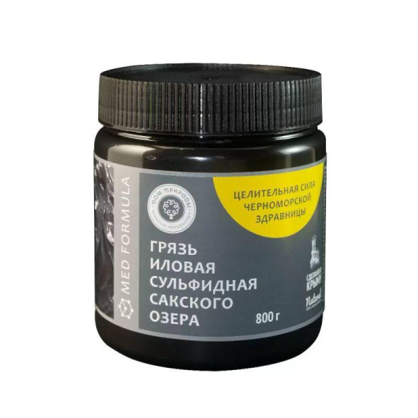 Грязь иловая сульфидная Сакского озера (в банке) 800 г   Грязь иловая сульфидная Сакского озера (в банке) 800 г