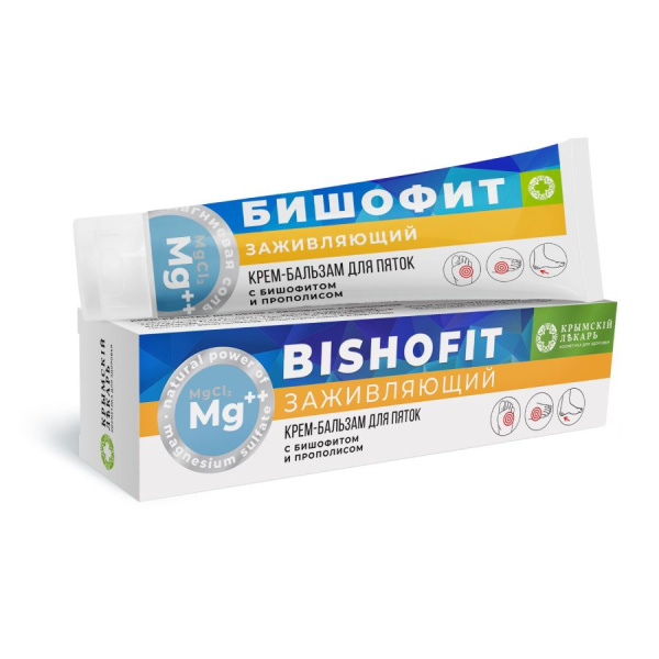 Крем-бальзам заживляющий для пяток с Бишофитом   Крем-бальзам заживляющий для пяток с Бишофитом