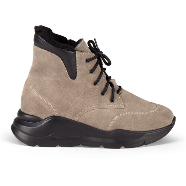 Ботинки женские утепленные на шнурках и молнии DTD-606-1  Dr. Thomas Ботинки женские утепленные на шнурках и молнии DTD-606-1  Dr. Thomas