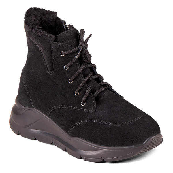 Ботинки женские утепленные на шнурках и молнии DTD-606-3  Dr. Thomas Ботинки женские утепленные на шнурках и молнии DTD-606-3  Dr. Thomas